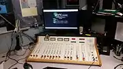 The main board all the equipment is run through