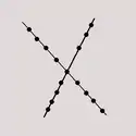 Cross, e.g. Atlanta, Bangalore, Incheon, Kaohsiung, Kyoto, Monterrey, Nagpur, Nizhny Novgorod, Panama City, Philadelphia (SEPTA), Rotterdam, Sendai, Warsaw