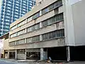 Back of building along Jackson Street
