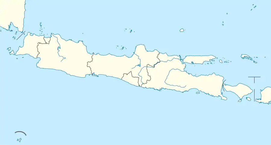 Tegal Regency is located in Java