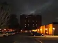 Mary and John Gray Library at Night
