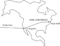 Image of a mini land bridge.