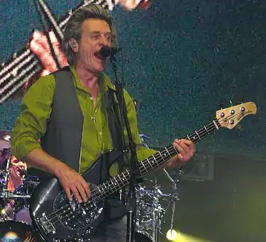 Ross Valory on stage in 2008